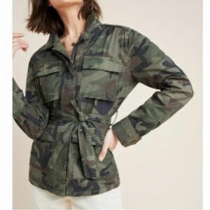 NWOT Anthropologie Marrakech Camo Shirt Jacket
